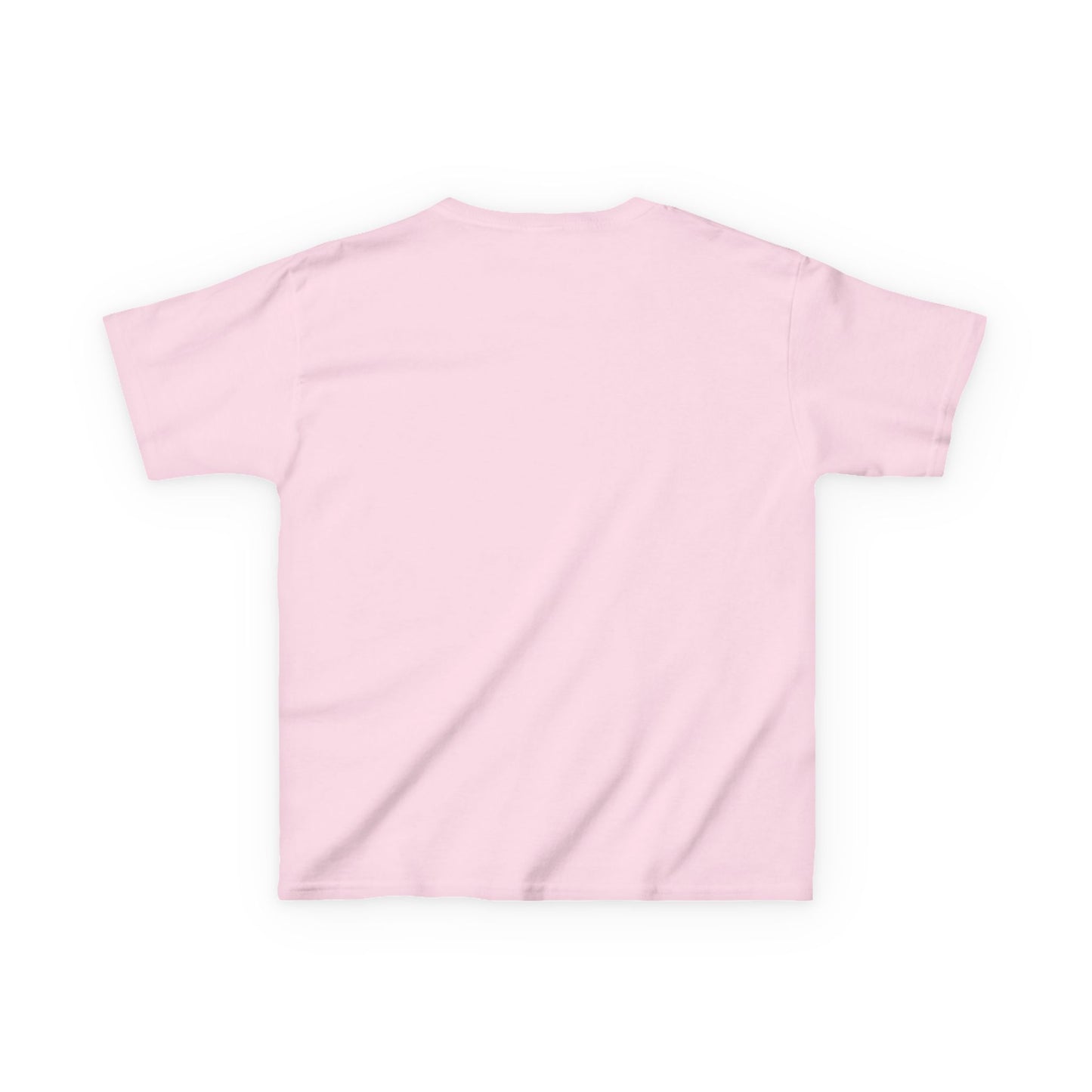 Pink Great South Babe Kids Tee - back view, soft cotton crewneck