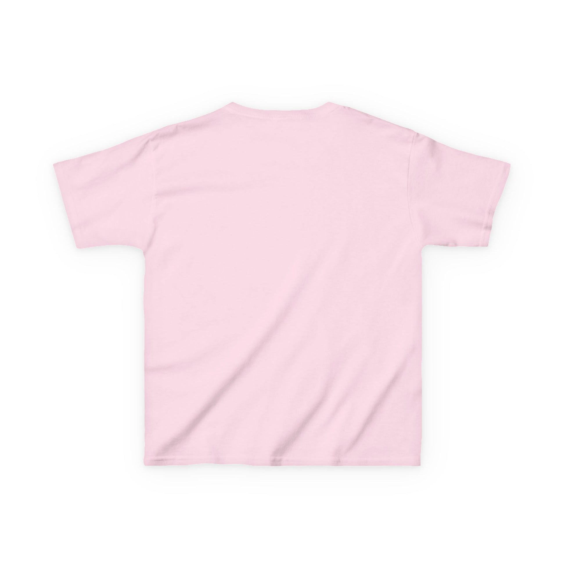 Pink Great South Babe Kids Tee - back view, soft cotton crewneck