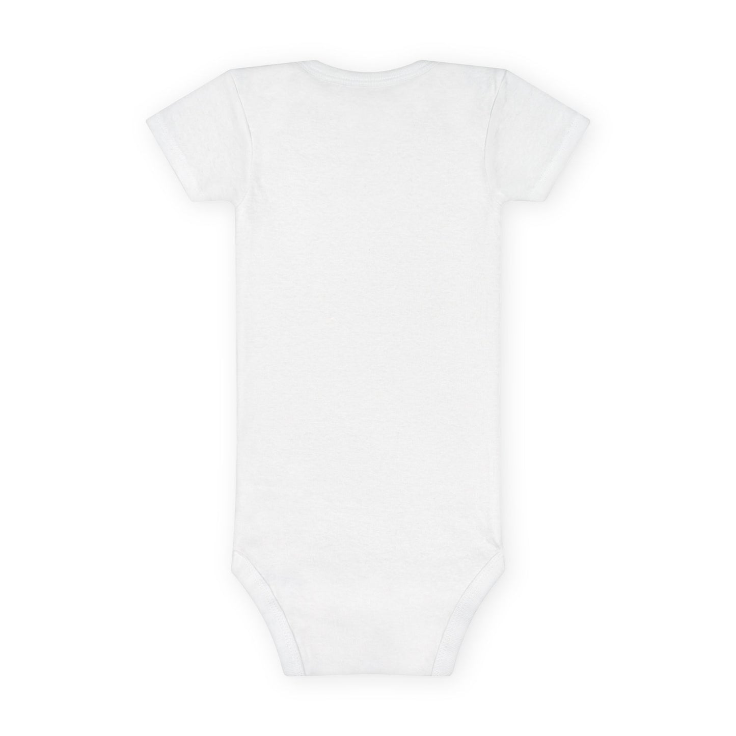 Toddler boy wearing white No Wake Zone Onesie with nautical boat graphic