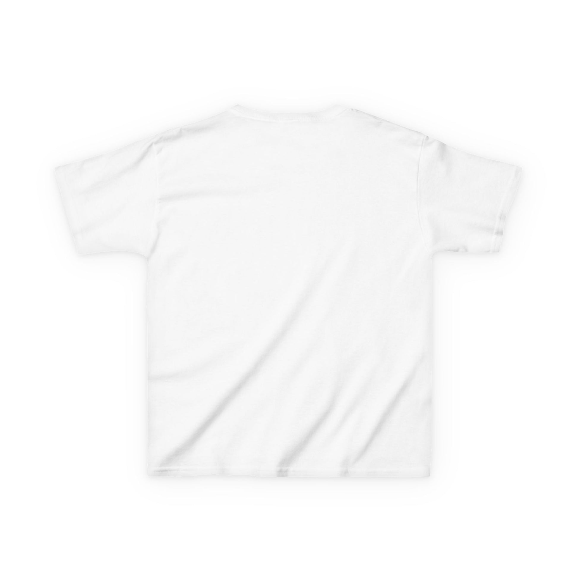 White Great South Babe Kids Tee - front view, blank soft cotton fabric